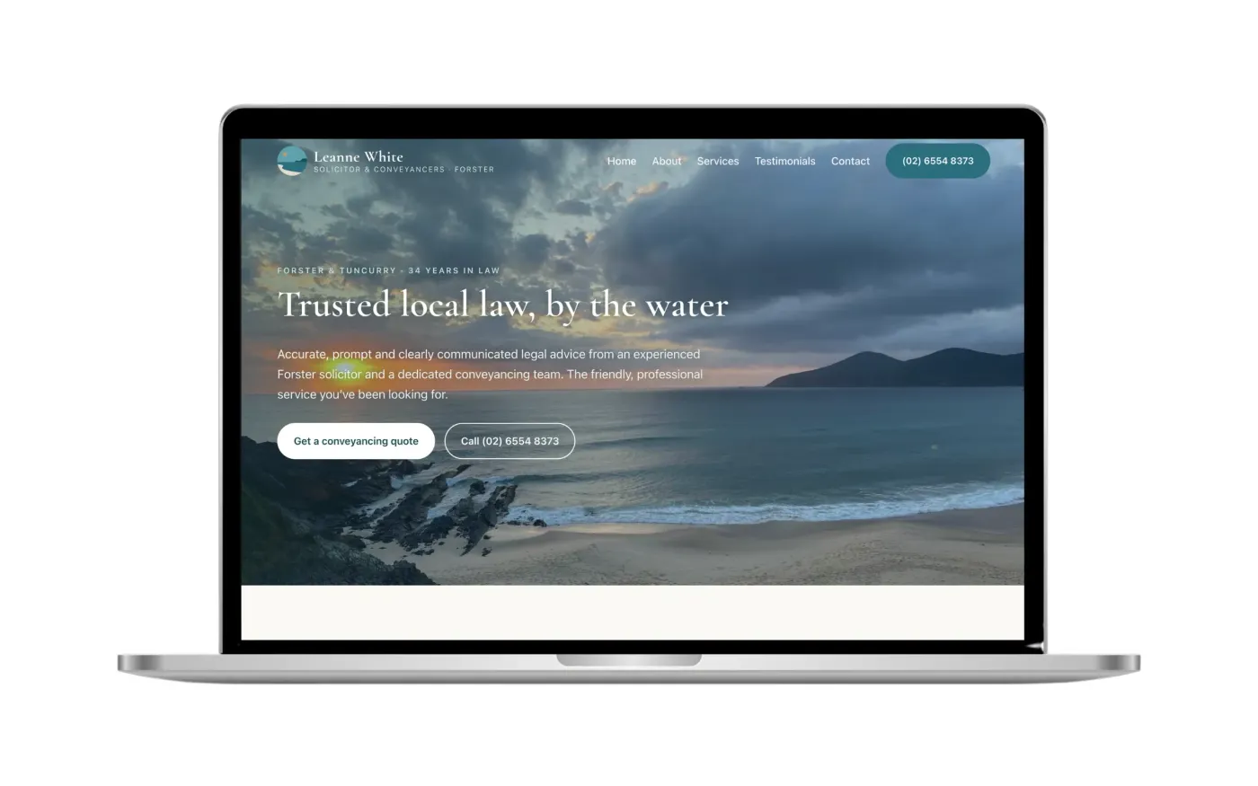Leanne White Solicitor: law firm website refresh